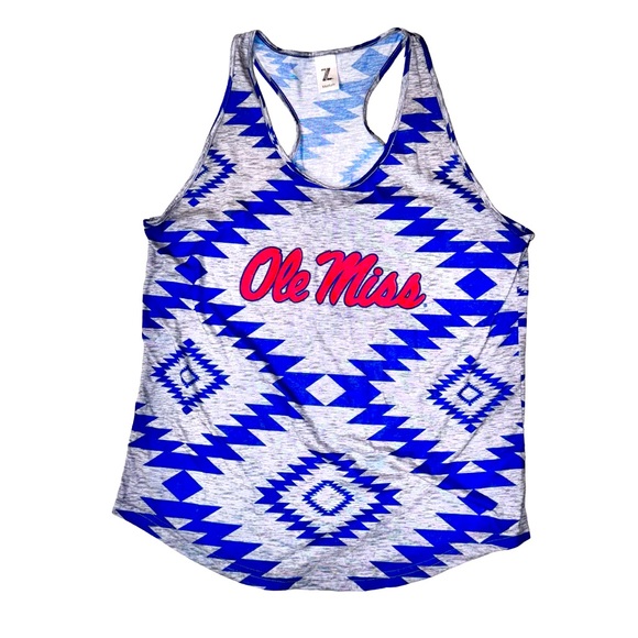 Zoozatz Ole Miss rebels tank university of Ms shirt women’s size medium - Picture 1 of 10